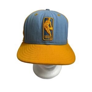 Throwback Lakers Minneapolis NBA Cap Blue Yellow Wool Made in USA 7 5/8 NEW ERA